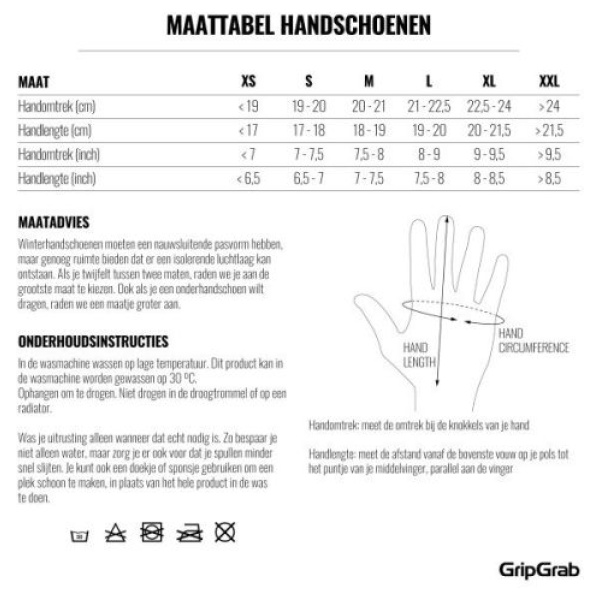 Gripgrab Windster 2 Windproof Winter Gloves - Afbeelding 12