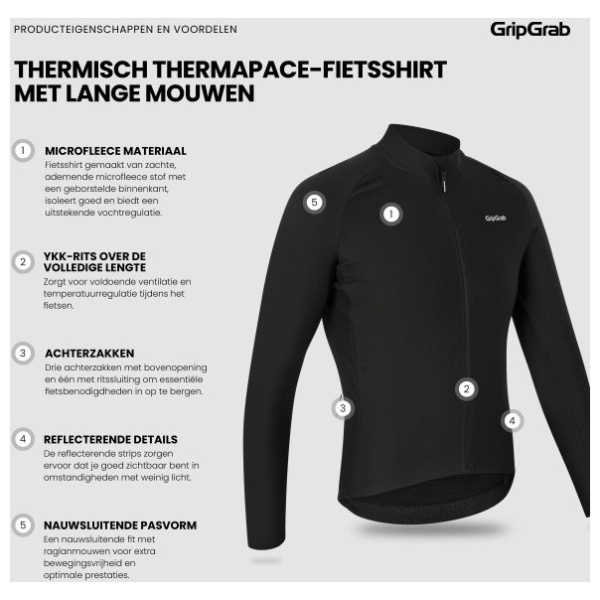 Gripgrab Thermisch ThermaPace - Afbeelding 2