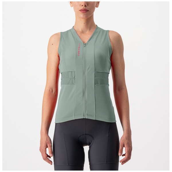 Castelli Anima 4 mouwloos fietsshirt dames