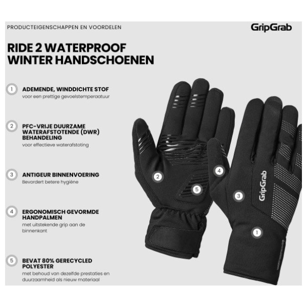 Gripgrab Ride 2 Waterproof Winterhandschoen - Afbeelding 3