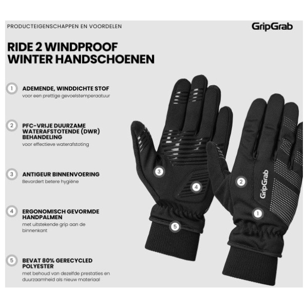 Gripgrab Ride 2 Windproof Winterhandschoen - Afbeelding 4