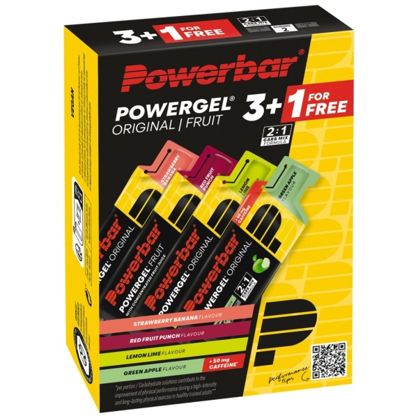 Powerbar Powergel Original FAST ENERGY Mixed 3+1 For Free